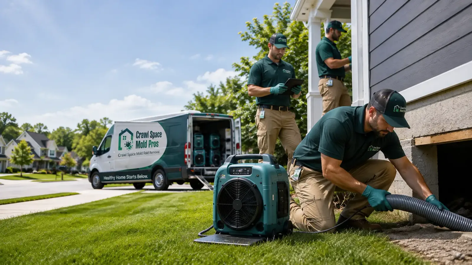 Crawl Space Mold Removal in Cheney, WA